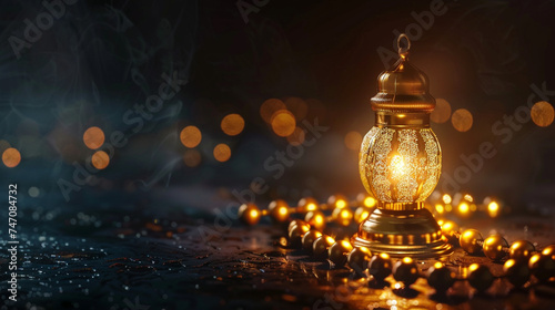 islamic lamp lantern for ramadan celebration