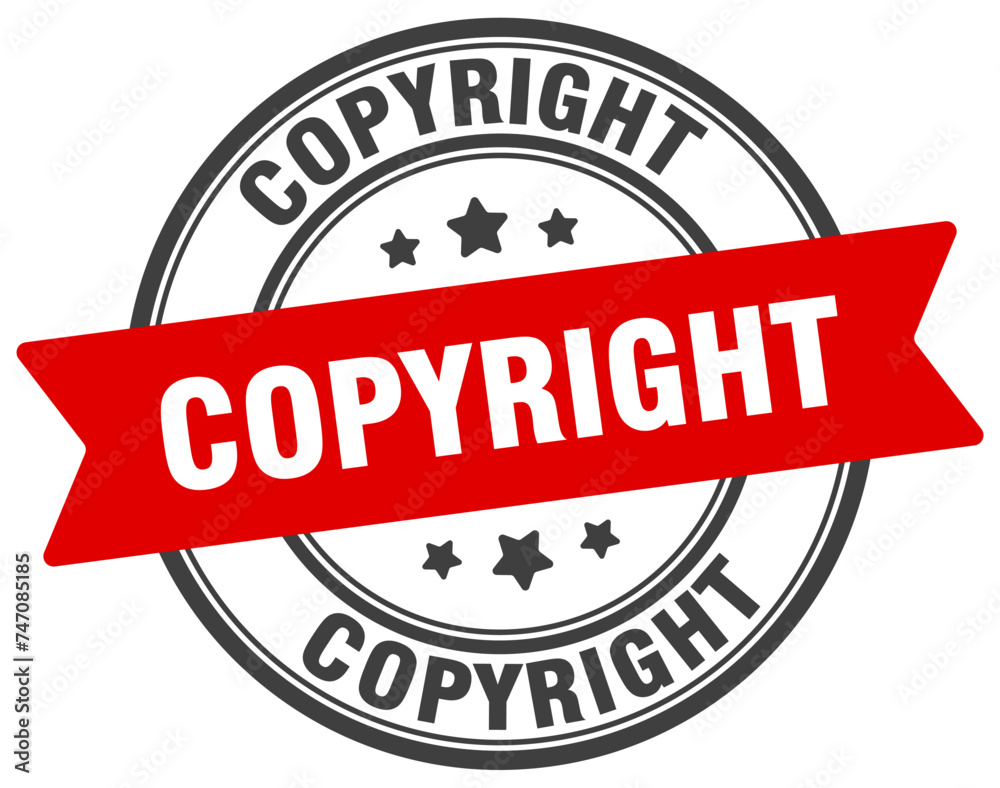 copyright stamp. copyright label on transparent background. round sign copyright stamp. copyright label on transparent background. round sign