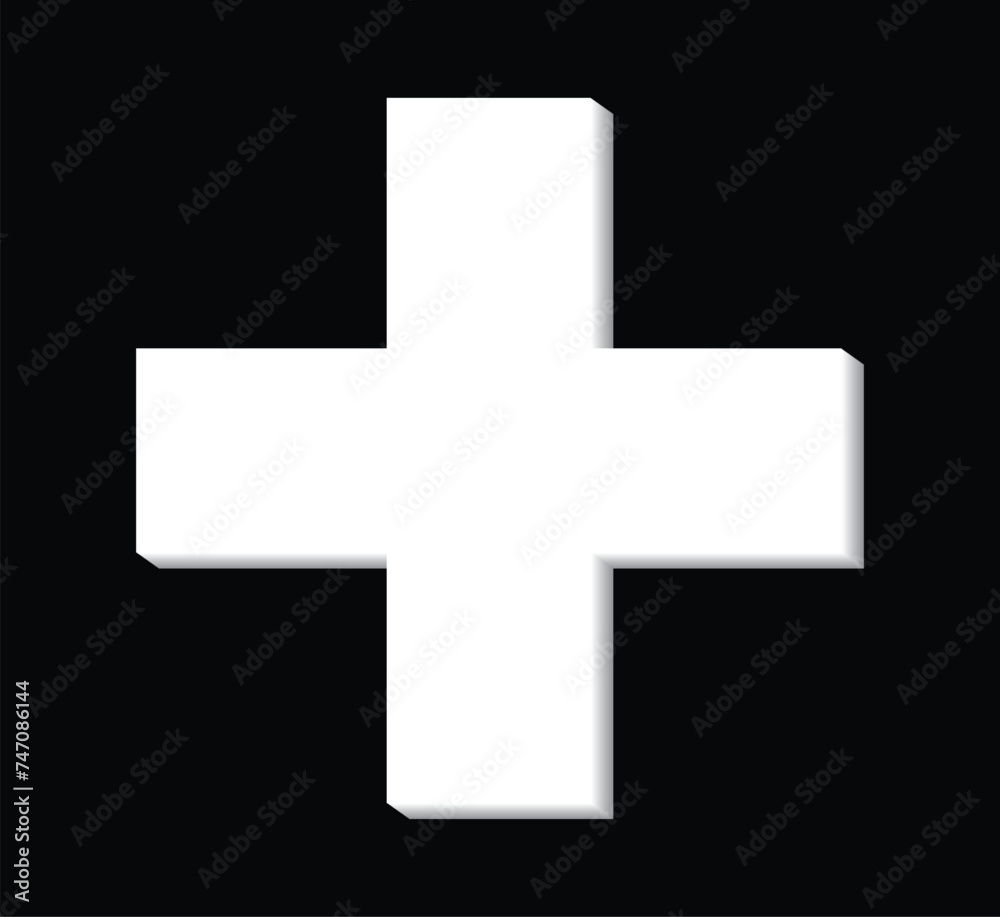 Plus icon from Primitive Round Buttons OverColor Set. This round flat button is drawn with white and gray colors on a white background. Plus icon from Primitive Round Buttons OverColor Set. This round flat button is drawn with white and gray colors on a white background.