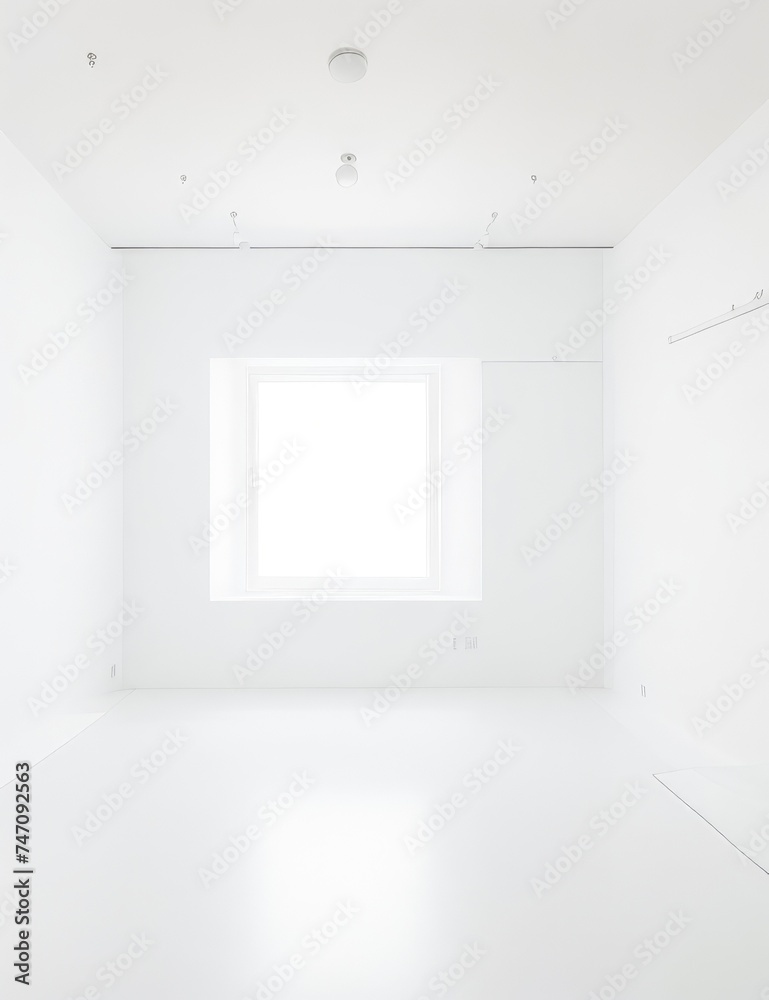 white clean room interior white clean room interior