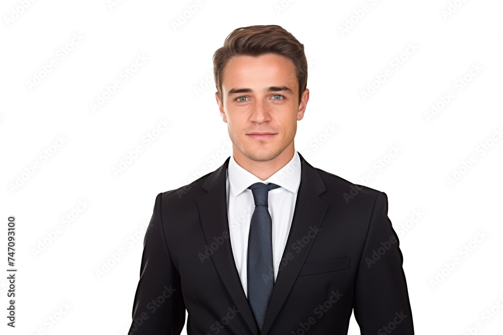 Studio portrait of handsome Caucasian Americana businessman wear formal suit and necktie with a beautiful smiling isolated on transparent png background, CEO manager with smart look. Studio portrait of handsome Caucasian Americana businessman wear formal suit and necktie with a beautiful smiling isolated on transparent png background, CEO manager with smart look.