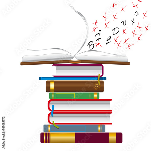 Buecherstapel Bildung 2