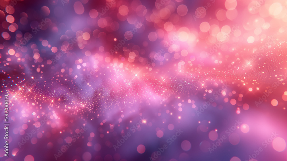 Pink and Purple Glitter Bokeh Background Pink and Purple Glitter Bokeh Background