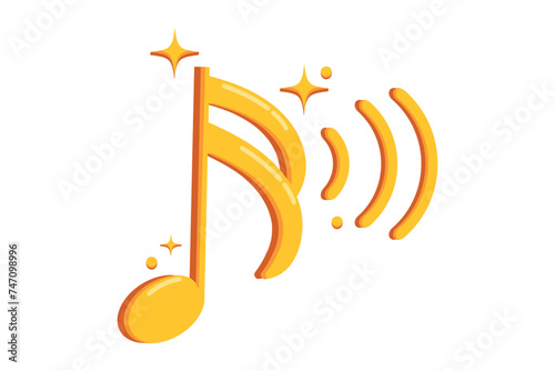 Functional Music Related Sticker Design