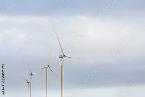 Onshore Wind turbine farm in Scotland, UK. © Image Smith