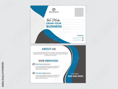  business Modern postcard ,business postcard, postcard template, post card, postcard layout dsign.Postcard Design, Event Card Design, Direct Mail Template, Invitation Design.