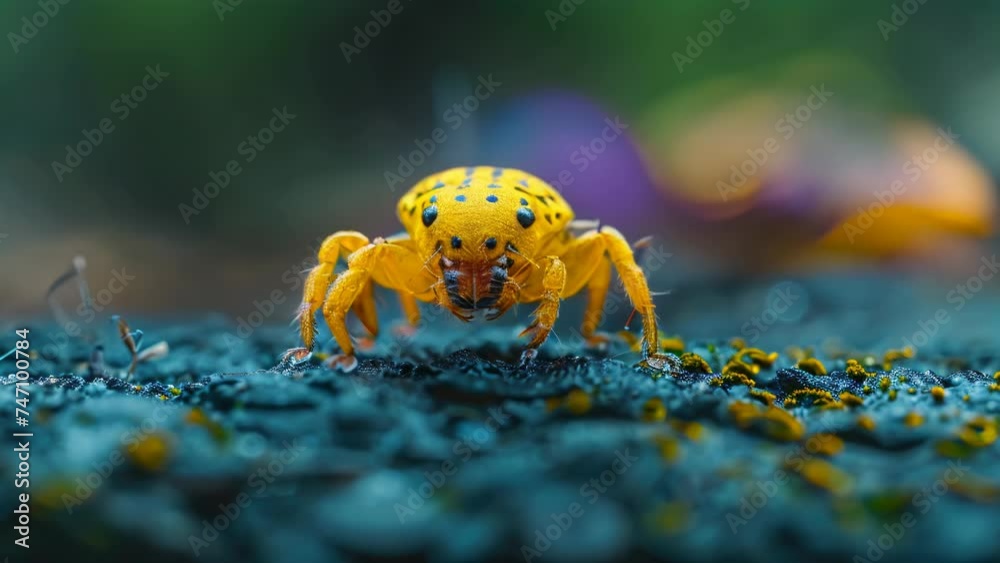 Detailed Macro Shot: Tick Exploration. Generative ai Detailed Macro Shot: Tick Exploration. Generative ai