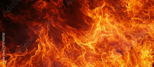 An amber-hued flame dances fiercely in a close-up shot, highlighting the intense heat and beauty of the geological phenomenon on a pitch-black background.