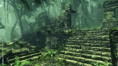 The mystical ruins of an an...