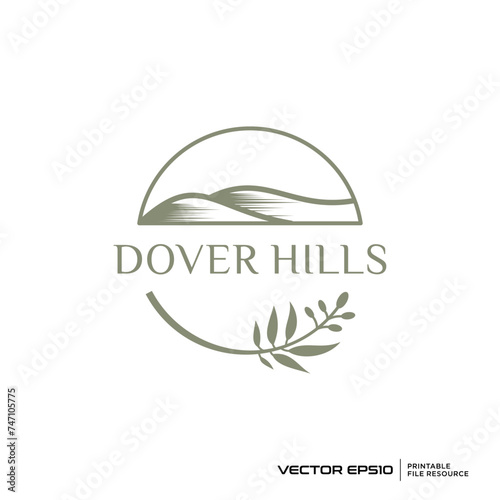 Abstract nature logo vector illustration