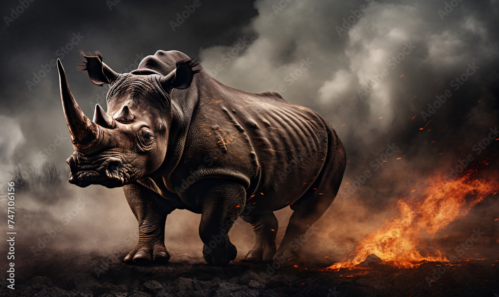 Fototapeta premium Rhino