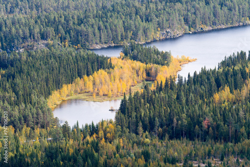 Stalonbergets utsiktsplats in Schweden	 photo