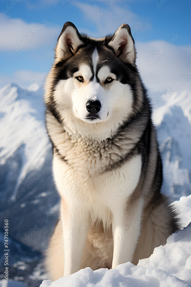 Majestic Alaskan Malamute: Capturing the Grandeur of the Arctic Canine