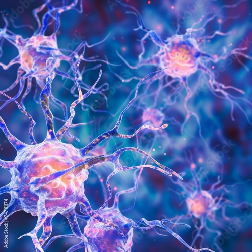 Microglial cells as the immune warriors of the brain photo