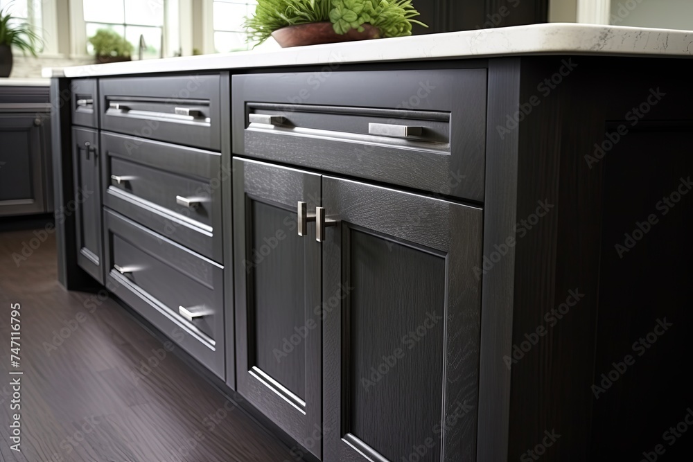 Two-Tone Kitchen Cabinet Ideas: Drawer Pull Colors Matching Shades Two-Tone Kitchen Cabinet Ideas: Drawer Pull Colors Matching Shades