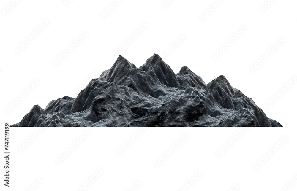 mountain isolated transparency background.