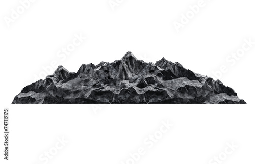 mountain isolated transparency background.