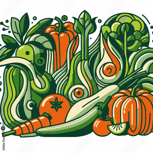 vegetables pattern