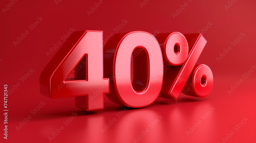 40 percent discount. 40 percent discount.