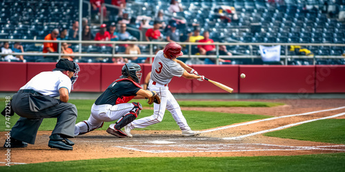 Baseball Player Athlete Batting Hitting Ball Playing Game Action Sport