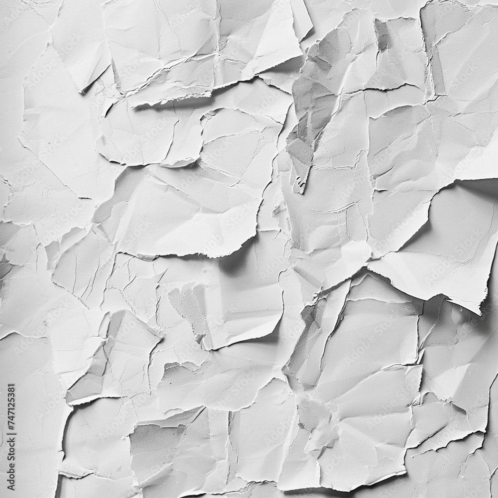 White paper texture background. Generative AI. White paper texture background. Generative AI.