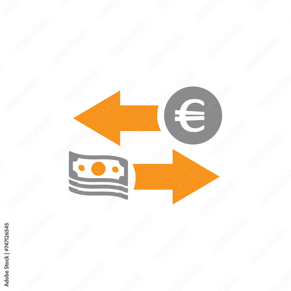 Currency flat icon design vector graphic of template, sign and symbol Currency flat icon design vector graphic of template, sign and symbol