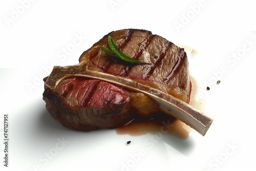 Grilled Perfection  Gourmet Tomahawk Steak with Fresh Rosemary