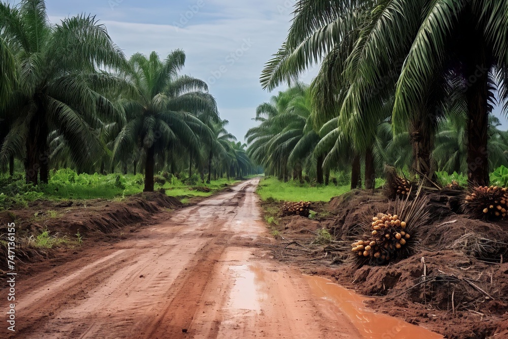 Obraz premium Palm Oil Plantation