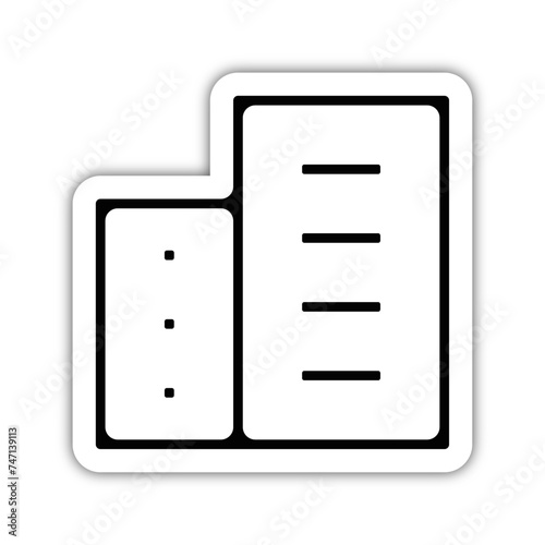 Icones symbole immeuble residence immeuble relief