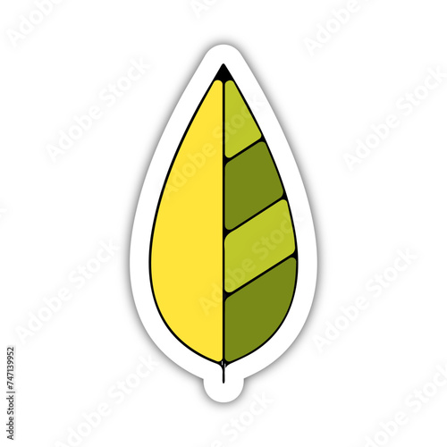 Icones symbole logo feuille arbre culture nature couleur fin relief