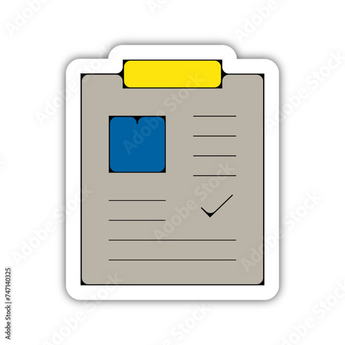 Icones symbole logo fice profil cv ok valide couleur fin relief