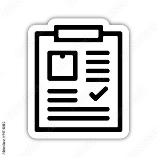 Icones symbole logo fice profil cv ok valide gras relief
