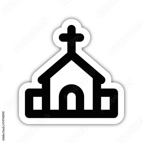 Icones symbole religieux culte eglise gras relief