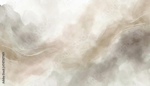 watercolor paint background color beige and grey photo