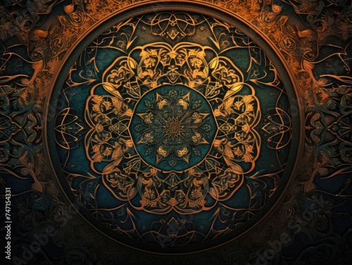 Arabic background  decorative traditional  religion.