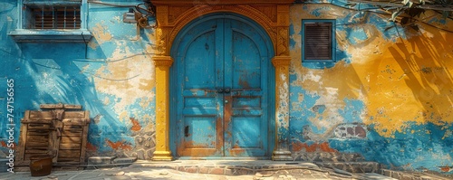 old abandoned building