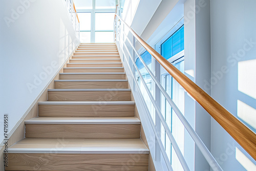 Stairway in modern apartment © MuhammadQaiser
