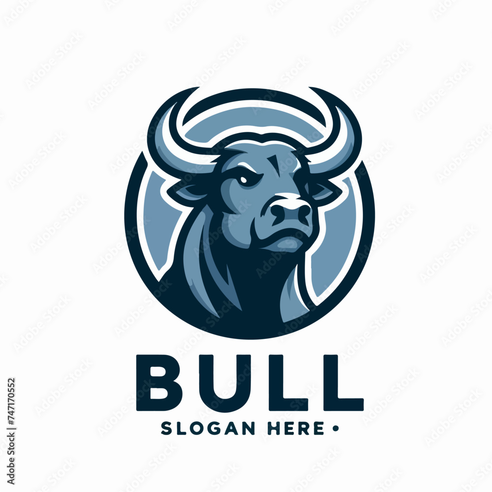 Bull mascot, logo bull vector
Bull mascot, logo bull vector