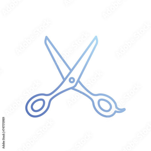 Scissors icon vector stock illustration