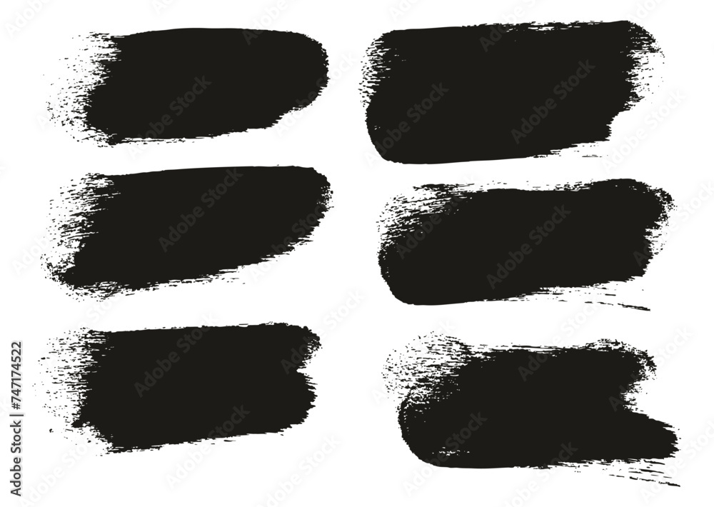 Hand Drawn Round Sponge Thick Artist Brush Short Background High Detail Abstract Vector Background Set Hand Drawn Round Sponge Thick Artist Brush Short Background High Detail Abstract Vector Background Set