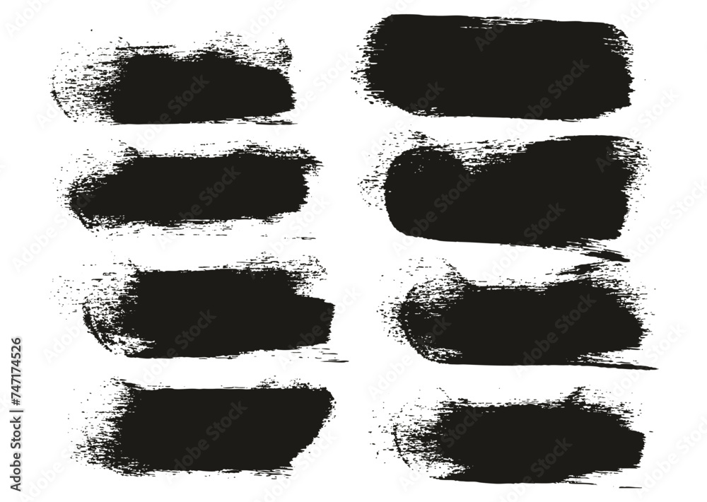 Hand Drawn Round Sponge Thick Artist Brush Short Background High Detail Abstract Vector Background Set Hand Drawn Round Sponge Thick Artist Brush Short Background High Detail Abstract Vector Background Set