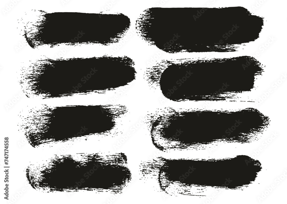 Hand Drawn Round Sponge Thick Artist Brush Short Background High Detail Abstract Vector Background Set Hand Drawn Round Sponge Thick Artist Brush Short Background High Detail Abstract Vector Background Set