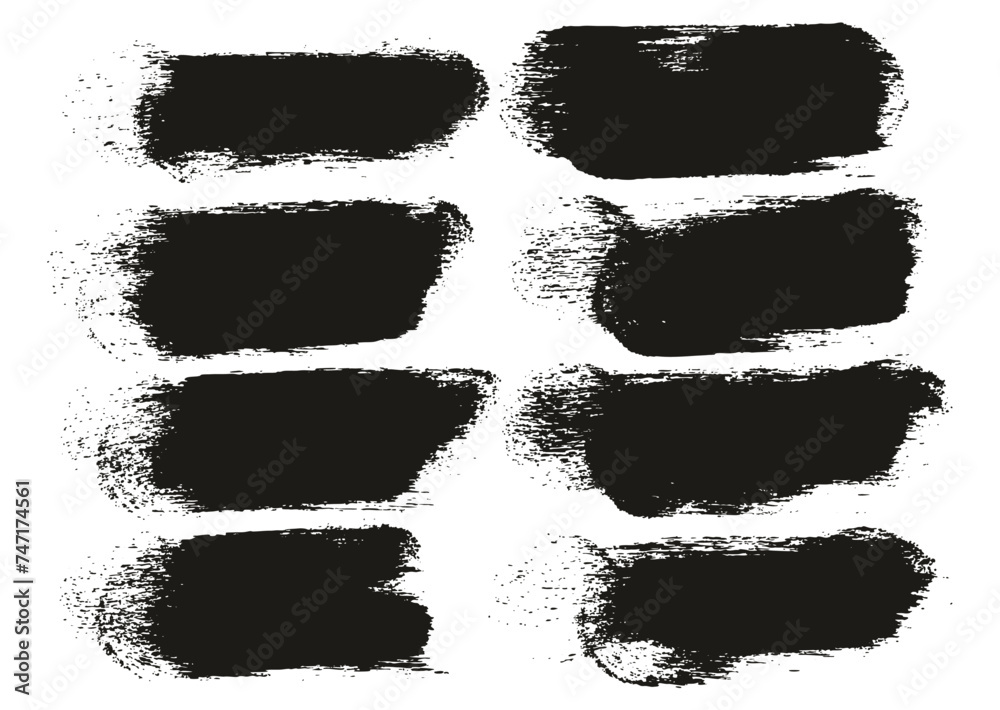 Hand Drawn Round Sponge Thick Artist Brush Short Background High Detail Abstract Vector Background Set Hand Drawn Round Sponge Thick Artist Brush Short Background High Detail Abstract Vector Background Set