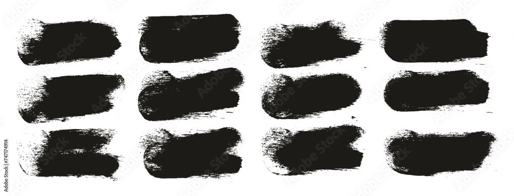 Hand Drawn Round Sponge Thick Artist Brush Short Background High Detail Abstract Vector Background Set Hand Drawn Round Sponge Thick Artist Brush Short Background High Detail Abstract Vector Background Set