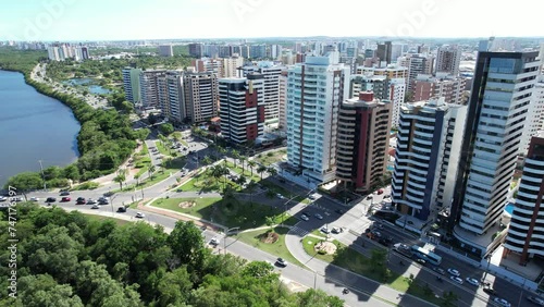 Cidade de Aracaju em Sergipe Vista de cima com drone 4k - Nordeste - Brasil photo