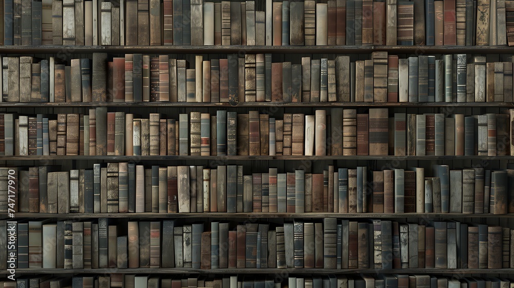 White wooden bookcase filled with books Zoom Virtual Background. Generative Ai
White wooden bookcase filled with books Zoom Virtual Background. Generative Ai