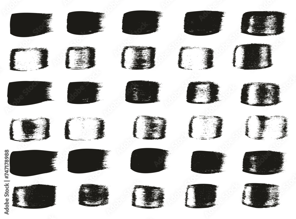 Hand Drawn Flat Calligraphy Paint Brush Regular Straight Lines High Detail Abstract Vector Background Set Hand Drawn Flat Calligraphy Paint Brush Regular Straight Lines High Detail Abstract Vector Background Set