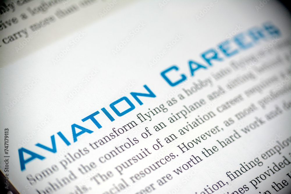 Aviation Careers chapter of an aviation manual Aviation Careers chapter of an aviation manual