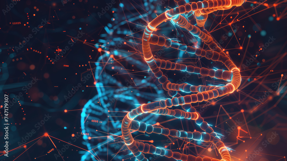 Obraz premium Artificial intelligence AI in Healthcare. Generative AI