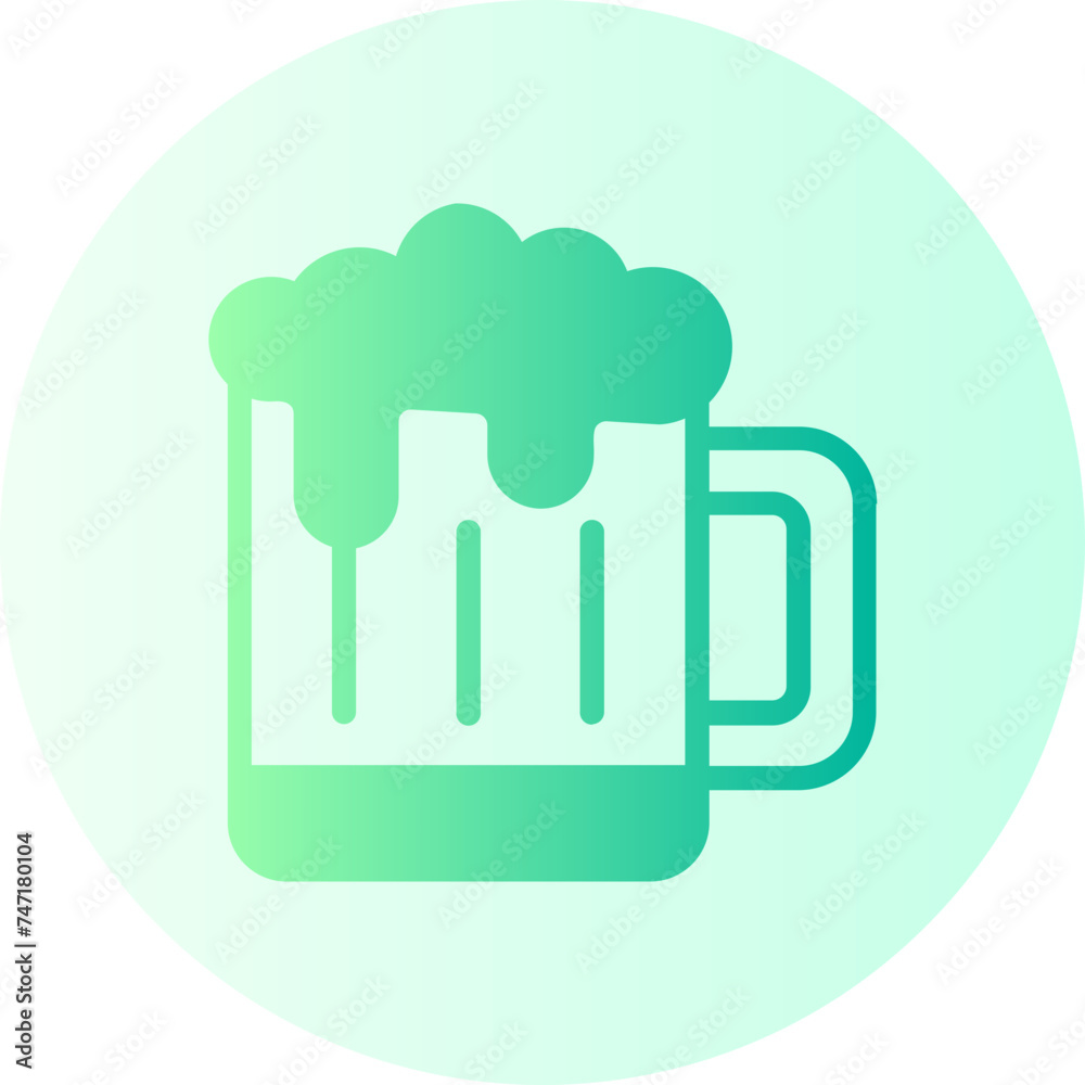 beer gradient icon beer gradient icon